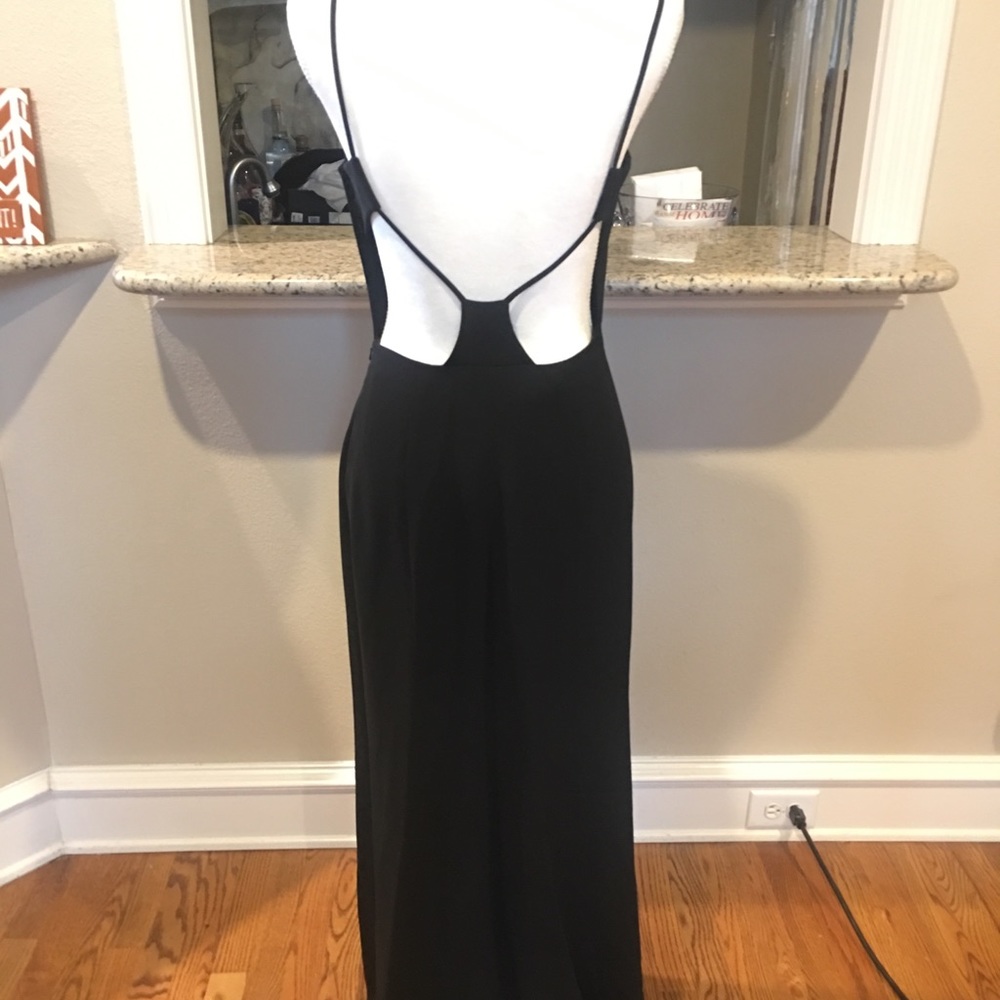 Black evening dress, size 4